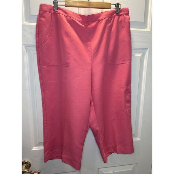 Alfred Dunner Women's 18W Elastic Waist Pull On Pants - Picture 1 of 6